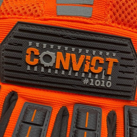 Watson Gloves Convict #1010 Men's XL Orange Black High Performance Work Gloves - Picture 4 of 13